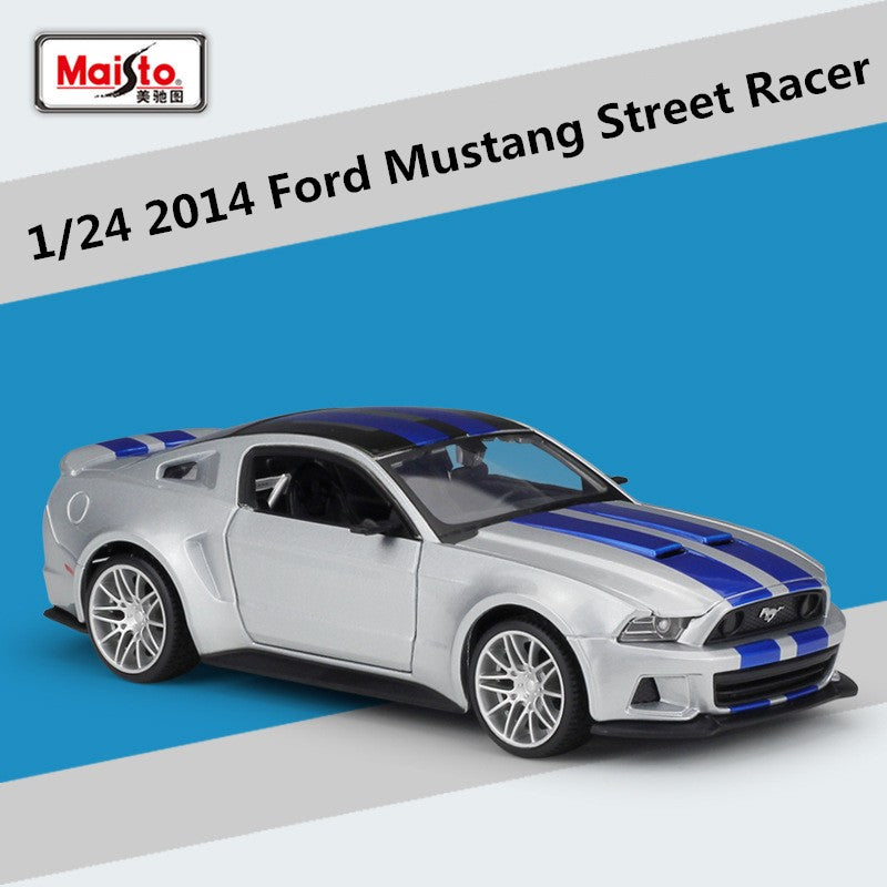 Maisto 1:24 Street Racing Versão Ford Mustang 2014 Liga Modelo de Carro em Escala Diecast Metal Coleção Estática Carro de Brinquedo Infantil Presente