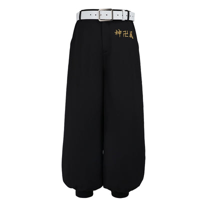 HOLOUN Drake Baji Chifuyu Mitsuya Sanzu Cosplay Costume Tokyo Anime Convention Halloween Christmas Party Embroidered Coat Pants