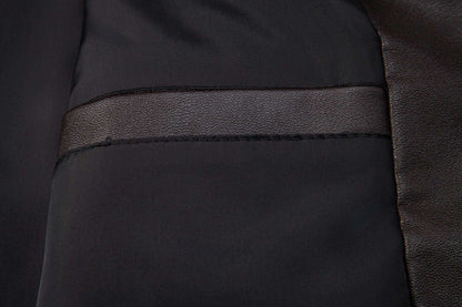 Men's Leather Jacket 2025 New Spring Autumn Winter Korean Style Slim Fit Trendy Fleece Lined Thickened Motorcycle Jacket Men's