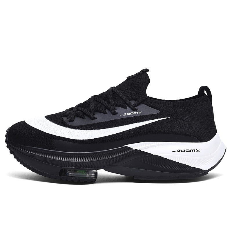 Tênis de Corrida Masculino Respirável Amortecimento de Corrida ao Ar Livre Tênis de Caminhada Tênis de Luxo para Casais Sapatos Antiderrapantes de Malha para Todo-Terreno