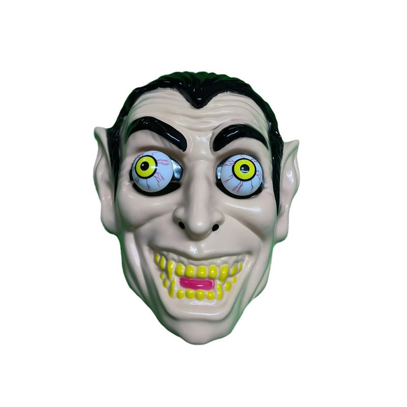Halloween Horror Mask Spring-eyed Clown Vampire Skull Mask Script Kill Scary Scary Dress Up Props