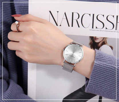 HANNAH MARTIN Brand Quality Stainless Steel Japan Quartz Movement Waterproof Women 36mm Full Rose Gold Ladies Dropshipping Watch