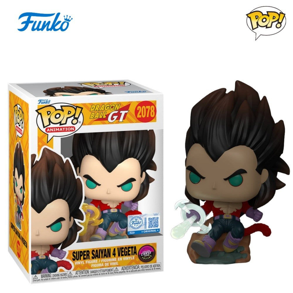 Boneco de Anime Super Saiyajin 4 Série Goku Goku Vegeta Gogeta Android 17 Modelo Boneca Funko Pop Edição Limitada Presentes de Brinquedo Originais
