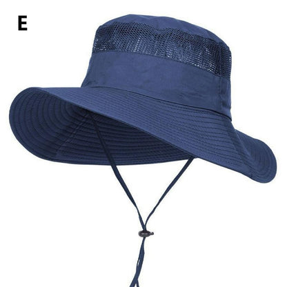 UV-proof Big Eaves Hat Summer Sunshade Fisherman Sunscreen Outdoor fishing Waterproof Quick drying Breathable Umbrella Cap Men