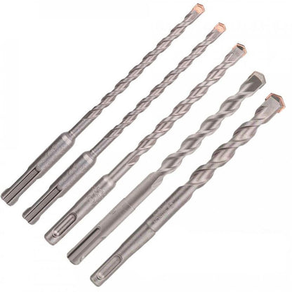 BOSCH 2608579120 SDS-plus Brocas Multifuncionais 5 PEÇAS Para Concreto/Alvenaria Haste Redonda 4 Pontas Acessórios para Ferramentas Elétricas