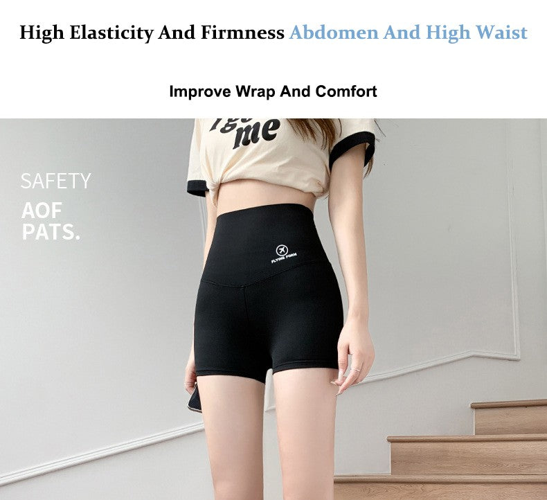 2023 Summer Sports Yoga Shorts Women Letter Embroidery Biker Shorts Women High Waist Casual Streetwear Elastic Female Underwear
