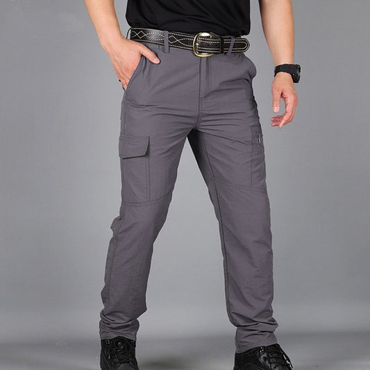 Male Cargo Pants Men Army Military Tactical Pants Streetwear Jogger Trekking Hiking Mountain Work Tourism Trousers Slim Fit
