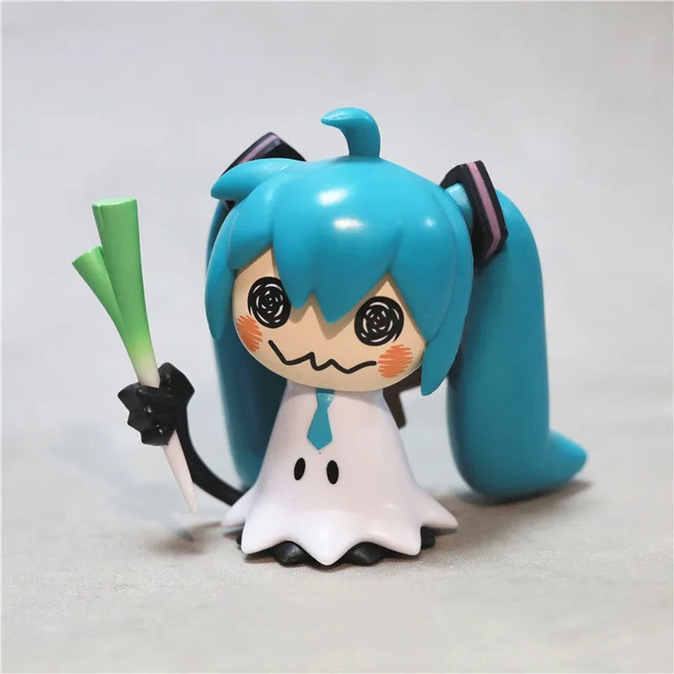 2026 7cm Hatsune Miku Anime Figurine Kawaii Mimikyu Miku Figurine Gk Statue Model Doll Collection Room Desk Decoration Toys Gift