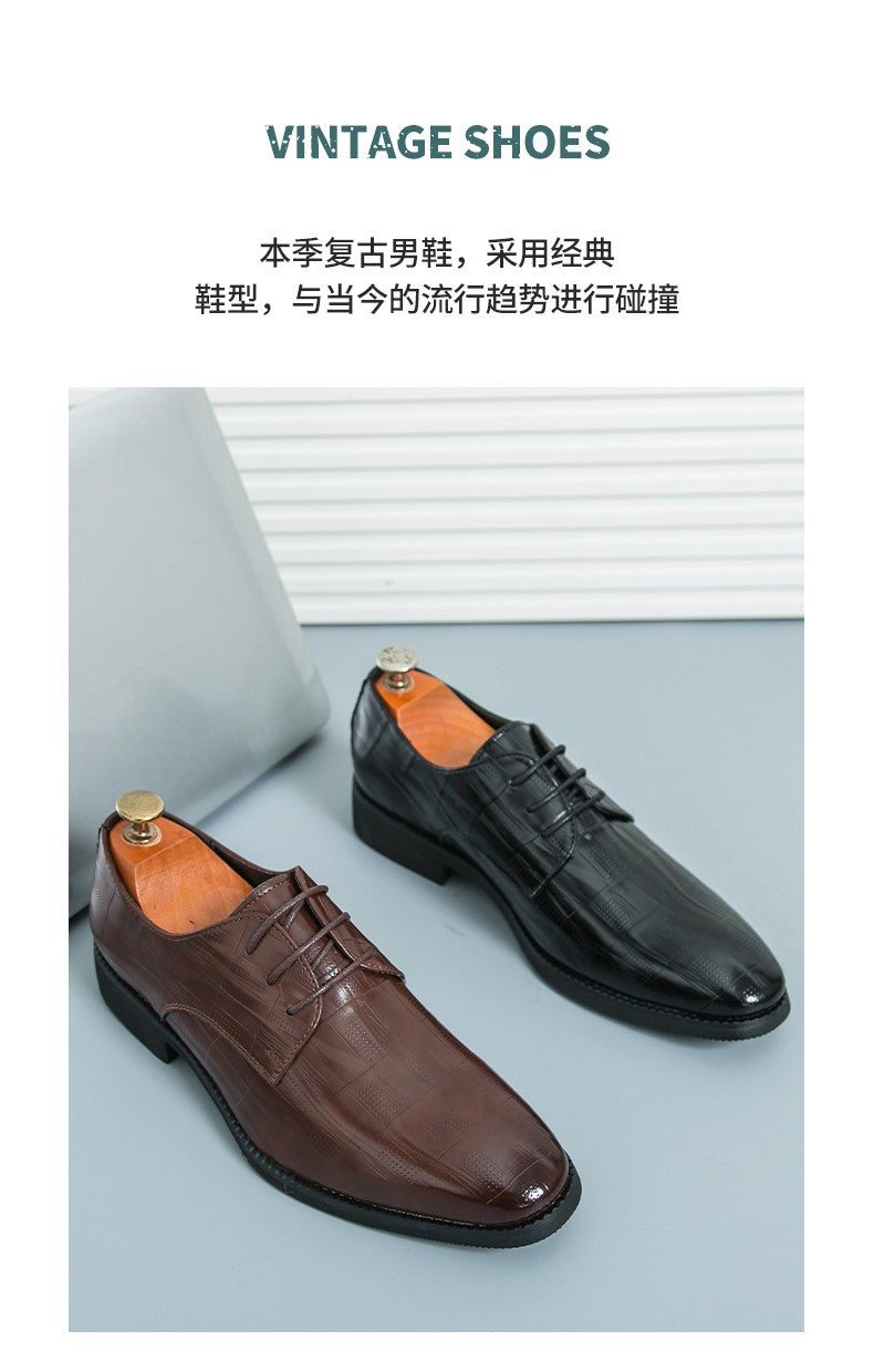 Classic Men Oxford Leather Shoes High Quality Men's Dress Shoes Casual Business Shoes Loafers Male Brogues Formal Shoes Man