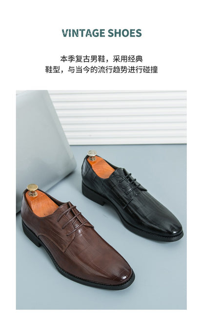 Classic Men Oxford Leather Shoes High Quality Men's Dress Shoes Casual Business Shoes Loafers Male Brogues Formal Shoes Man