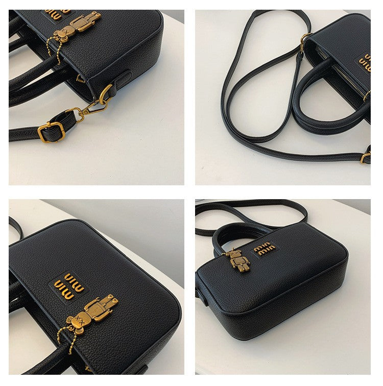 2025 New Trendy Women's Small Square Bag Minimalist Luxury Shoulder Bag for Mobile Phone Girl Fashion Crossbody Pouch Purse