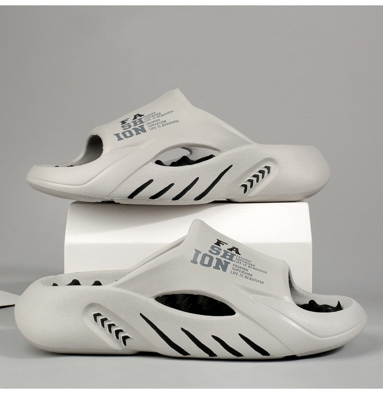 New Summer Man Massage Slippers 2023 Indoor Outdoor Sandals Beach Casual Shoes Soft Bottom Slippers Male Flip Flops Mens Sandals