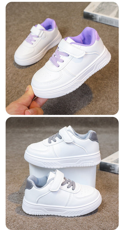 2025 Girl shoe spring Autumn Boy White Shoe Casual Running kid Shoe Anti Slip Soft Sole Sneaker kid tenis Hot selling item