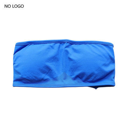 ARFTE Backless Bandeau Sports Bra Gym Women Top Crop Tube Seamless Bras Yoga Tops  Workout Sportswear Push-up Fitness Gym Bra