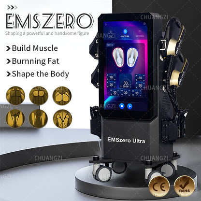 EMSzero Ultra Nova Machine Professional Body Sculpting 6500W EMSzero RF Muscle Stimulation Weight Loss Muscle Training
