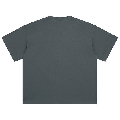 100 Heavy Weight Cotton T shirt For Men Women Short Sleeve Plain Tops Solid Oversized Tee Shirts Quality Clothing 8.8oz 250gsm