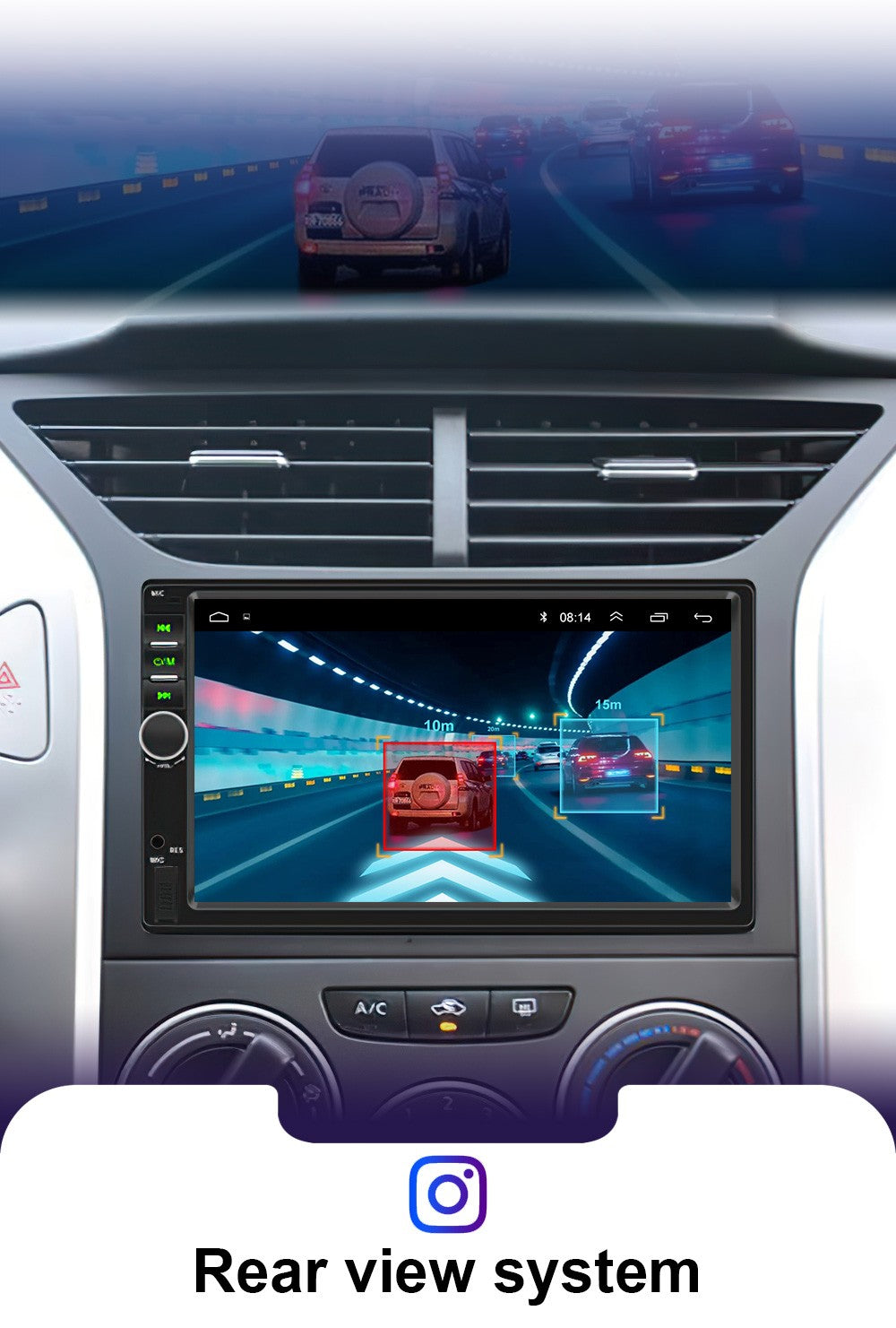 LEHX Universal 7inch 2Din Car Radio Android 15 Car Multimedia Carplay Autoradio Stereo For toyota Nissan Jeep Hyundai Kia VW