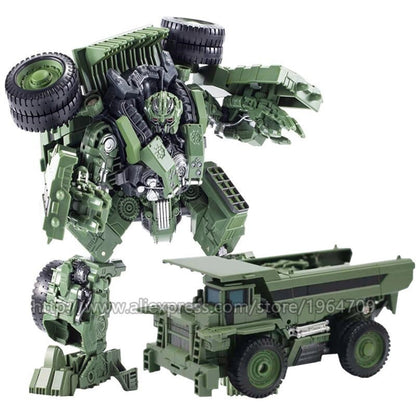 DD02 Anime Transformation Toys AOYI 8 EM 1 Boneco Articulado Maneiro Modelo Scrapper G1 KO SS60 Devastator Engenharia Carro Robô Menino