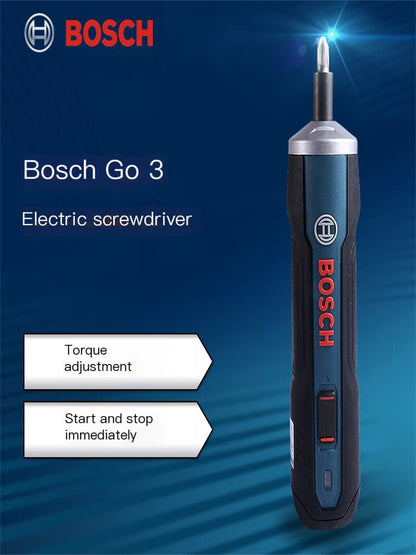 Parafusadeira Elétrica Bosch GO 3 3.6V 5Nm Parafusadeira Recarregável sem Fio GO3 Bosch Ferramenta Elétrica Multifuncional