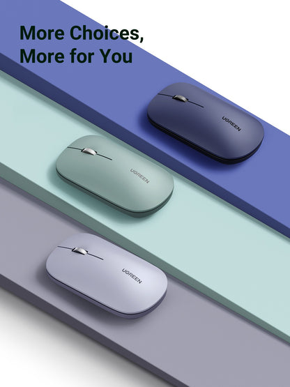 UGREEN Mouse 4000 DPI Wireless Mice 40db Silent Click For MacBook Pro M1 M2 iPad Tablet Computer Laptop PC 2.4G Wireless Mouse