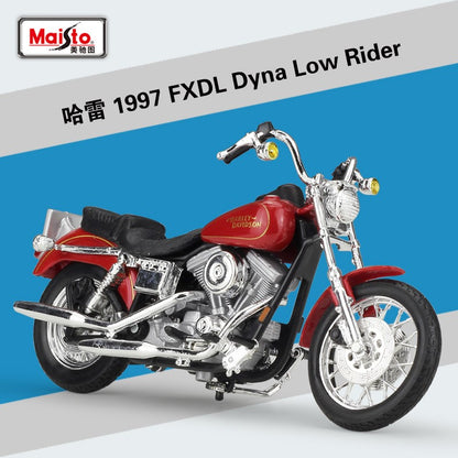 Maisto 1:18 Harley-Davidson 2008 FLSTSB Cross Bones Alloy Street Motorcycle Model Diecasts Metal Toy Collection Children Gifts