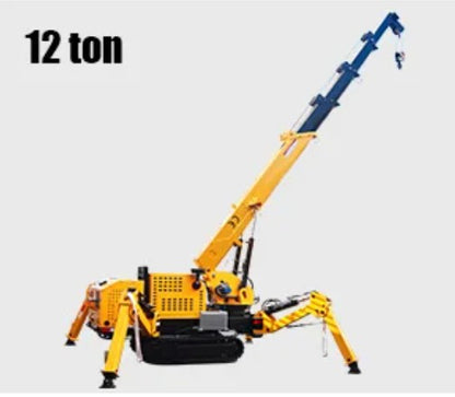 CE EPA Engine 3 Ton Spider Crane Full Hydraulic Telescopic Boom Mini Crawler Mobile 360° Rotating Spider Crane