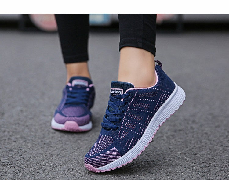 Women Casual Shoes Fashion Breathable Walking Mesh Flat Shoes Woman White Sneakers Women 2024 Tenis Feminino Female Shoes