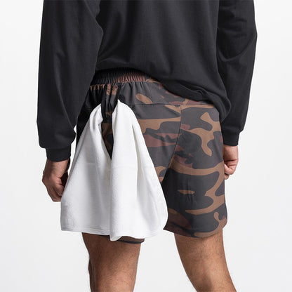 Summer New Gym Jogging Exercise Shorts Men's Sports Fitness Quick-drying Multiple pockets Running Shorts Men Casual Shorts