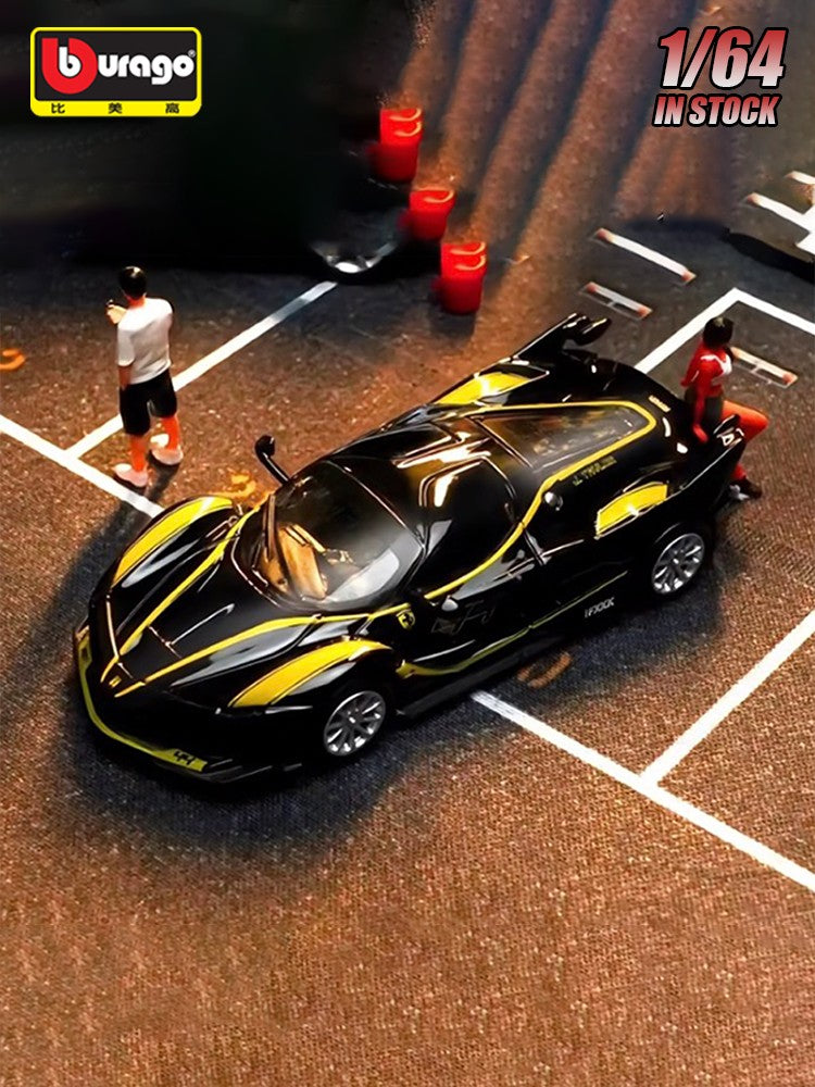 Novidade em Estoque Bburago 1:64 Ferrari Fxx K 44 Simulação Liga Miniatura Modelo de Carro Esportivo Die-Cast Coleção Personalizada Brinquedos Presentes