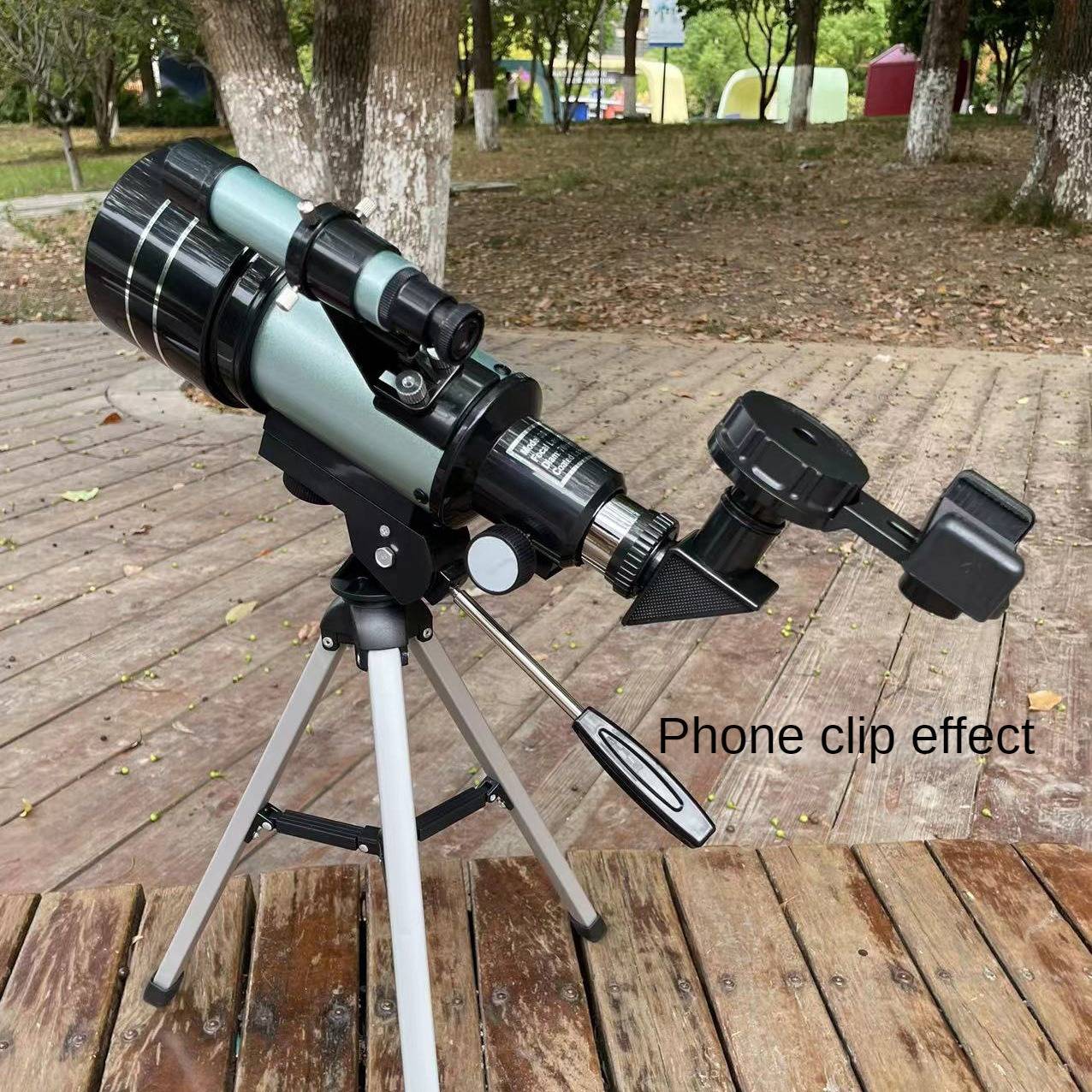 Telescópio Astronômico 30070 com Espelho Localizador Tripé Clipe de Telefone Alta Ampliação Entrada Usando Observação Astronômica de Estrelas