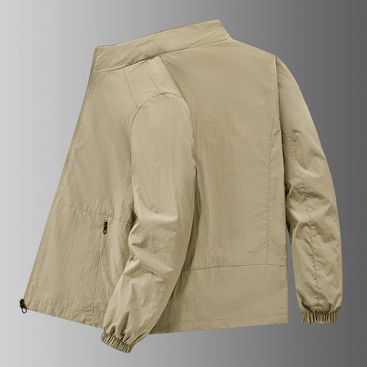 Spring and fall new men's thin jacket, outdoor sports loose Korean casual sports jacket coat.