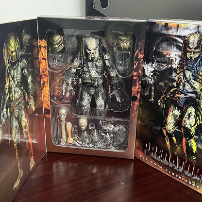Original NECA Ultimate Elder Predator Action Figure Model Toys Joint Movable Horror Doll Christmas Present For Children