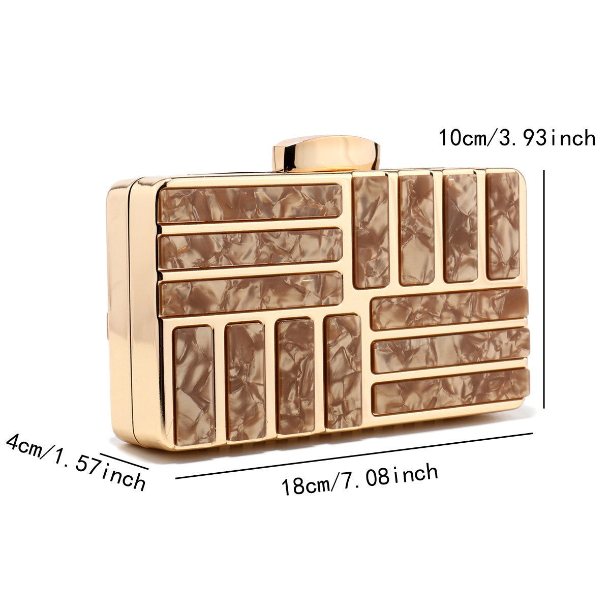 Acrylic Women Clutch Evening Bags Flap Luxury New Arrival Hollow Out Style Glitter Handbags Metal Chain Party Wedding Bridal Pro