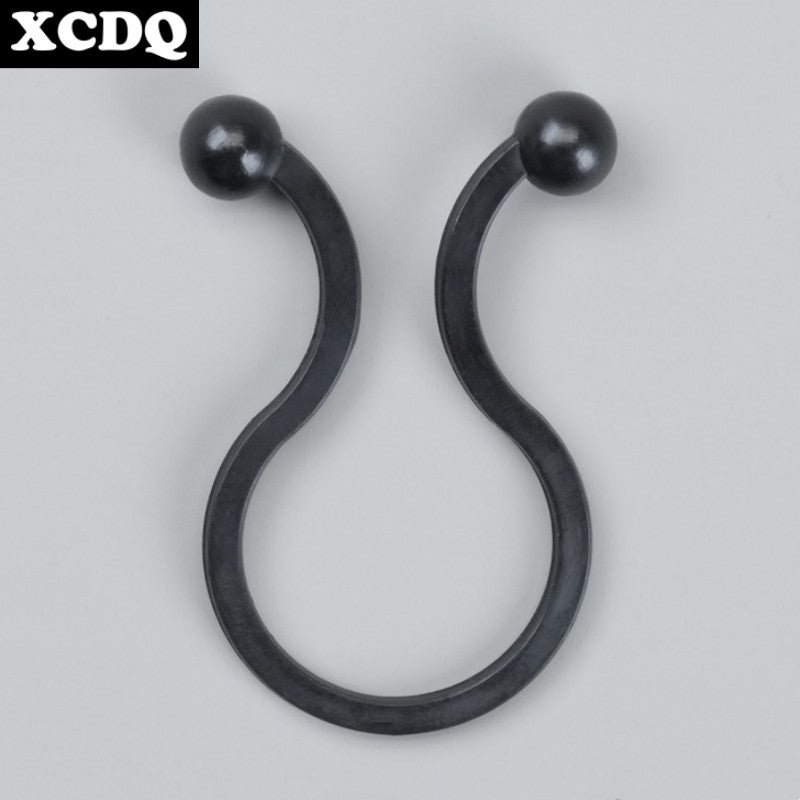 100pcs Black Twist Cable Tie Fastener Clips U Shape Plastic PA66 Nylon Retainer Desk Line Holder Fixing Clamp for Electric Wires