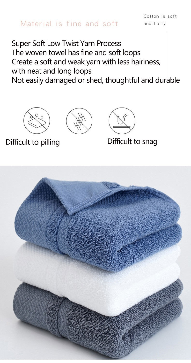 4pcs/Set Cotton Premium Hand Towel Set Lightweight And Highly Absorbent Quick Drying Thicken Soft Face Hand Towel 35x75CM
