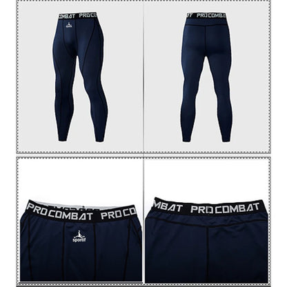 SPORTIF Men Bodybuilding longs Pants Fitness Compression Leggings Train Workout Outfit Male Muscle Alive Elastic Skinny Tights