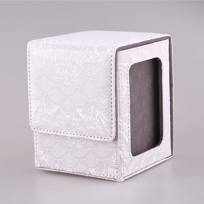 Estojo Porta-Deck de Cards de RPG para 100+ Cartas Magic TCG, Organizador e Estojo de Armazenamento para Jogos de Tabuleiro, Estojos para Cartas Colecionáveis, Presentes
