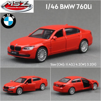 MSZ 1/43 BMW M3 M4 X6 X7 Mini Cooper SUV Carro Esportivo de Corrida Brinquedo Modelo Diecast Metal Miniatura Coleção de Fricção Presente Infantil