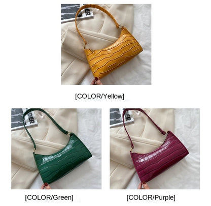 Fashion Exquisite Shopping Bag Retro Casual Women Totes Shoulder Bags Female Leather Solid Color Chain Handbag for Women 2024