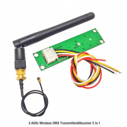 2.4Ghz DMX512 Wireless Transmitter Receiver PCB 2 in 1 PCB Board With Antenna LED Controller WIFI Receiver For DMX Stage Light