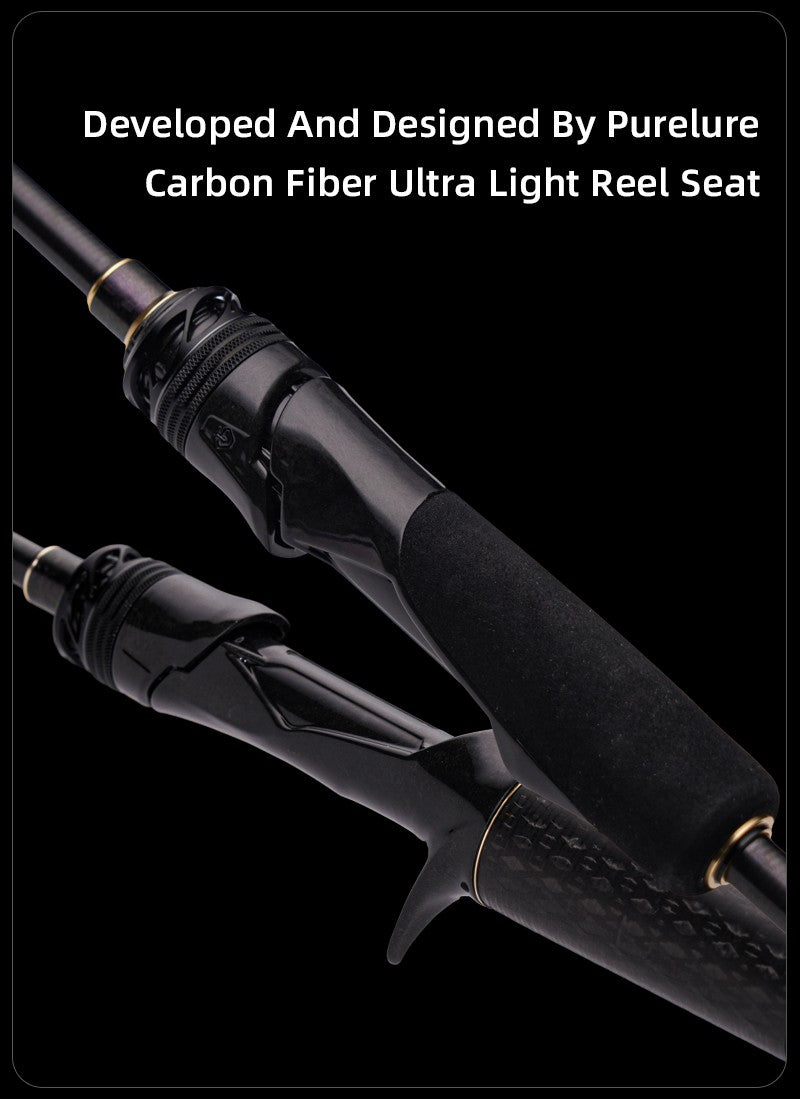 PURELURE NDMBLS Toray M46X 0.5-12g Isca Macia Ação EXF Armação FUJI de Titânio e Anel SIC Ponta Sólida de Carbono Perca Black Bass Lúcio Lúcio-Perca