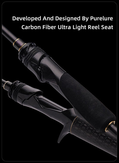 PURELURE NDMBLS Toray M46X 0.5-12g Isca Macia Ação EXF Armação FUJI de Titânio e Anel SIC Ponta Sólida de Carbono Perca Black Bass Lúcio Lúcio-Perca