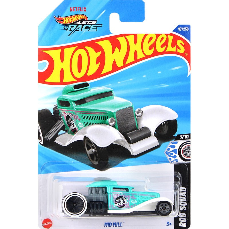 Hot Wheels C4982 2025-J Ferrari Mercedes F1 McLaren Porsche 1:64 Alloy Cars, Diecast Model Collection for Racing Fans & Kids