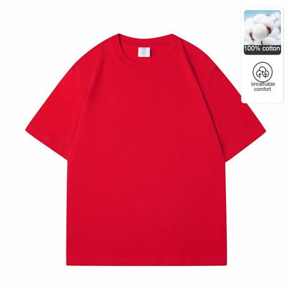 Top Grade 100% Mecerized Cotton New Summer Brand Tops Round Neck Plain t Shirt For Men Short Sleeve Casual Fashion Men Clothing