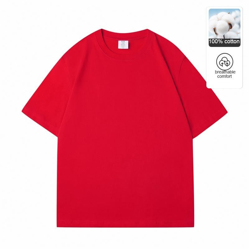 Top Grade 100% Mecerized Cotton New Summer Brand Tops Round Neck Plain t Shirt For Men Short Sleeve Casual Fashion Men Clothing