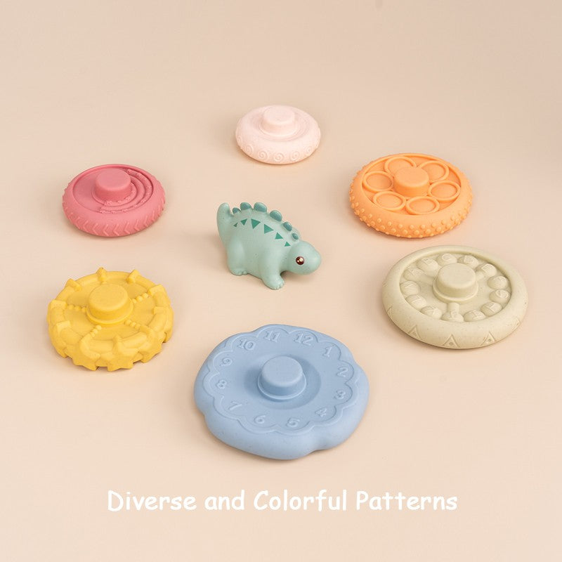 Stacking Nesting Baby Montessori Toys Set Cute Dinosaur Stacking Tower Educational Learning Toys Babies Gift for Boys Girls