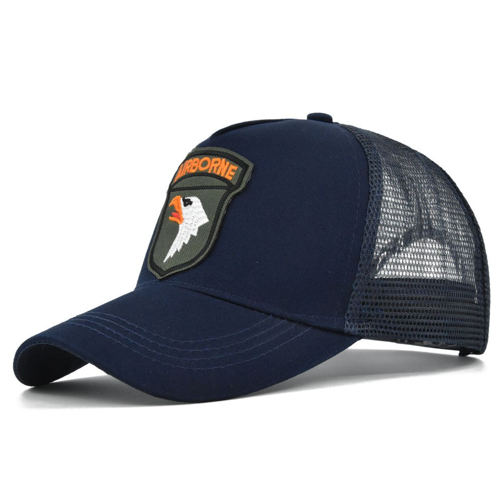 Bonés de Beisebol Bordados Masculinos Chapéus Snapback de Águia Para Mulheres Moda EUA Hip Hop Bones Boné Trucker de Malha Respirável Streetwear