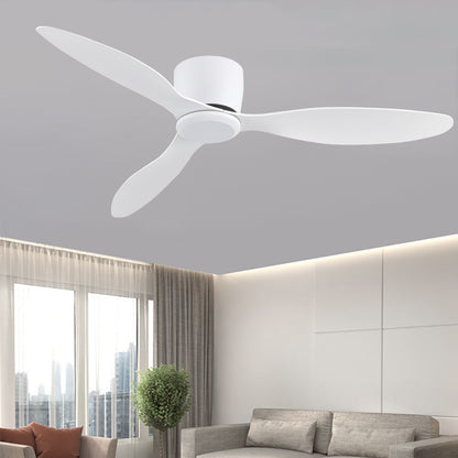 Ceiling Fan Low Floor DC Motor Electric Fan Remote Control Large Household Fan Without Light for Living Room Bedroom