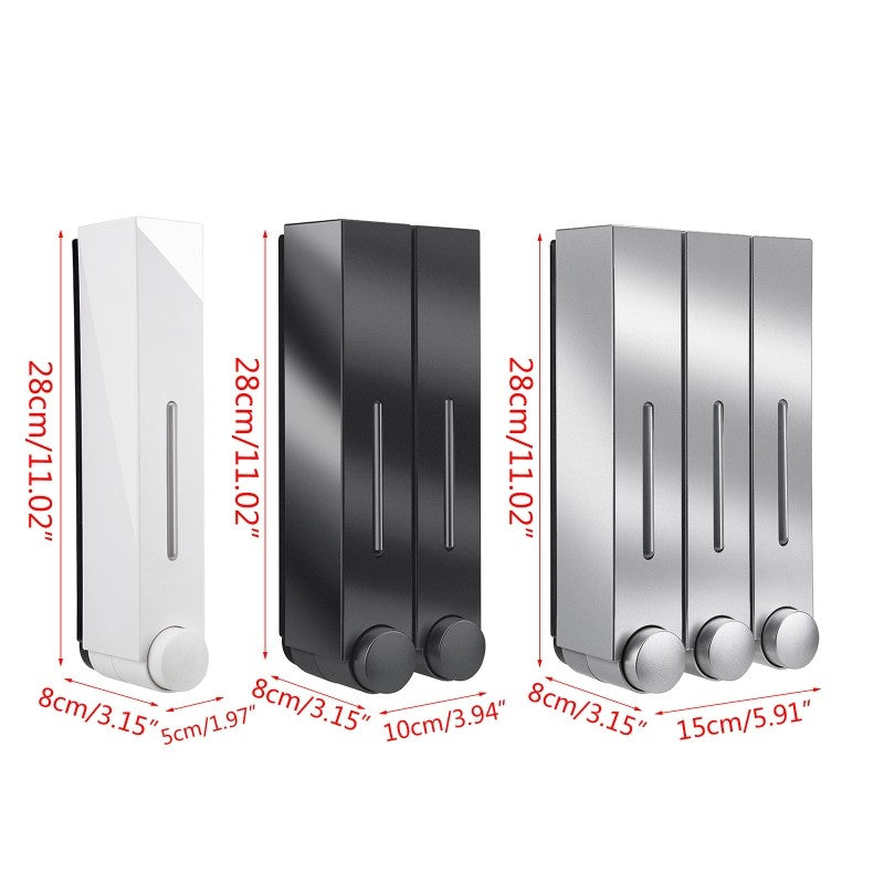 Lamgool 420ML Soap Dispenser Wall Mounted Shower Soap Dispenser Shower Gel Detergent Dispenser for Bathroom Accessories DropShip