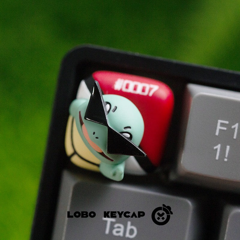 Pokemon Series Bulbasaur Squirtle Pikachu Charmander Mechanical Keyboard ESC Keycap Decoration Accessories Figures Gift